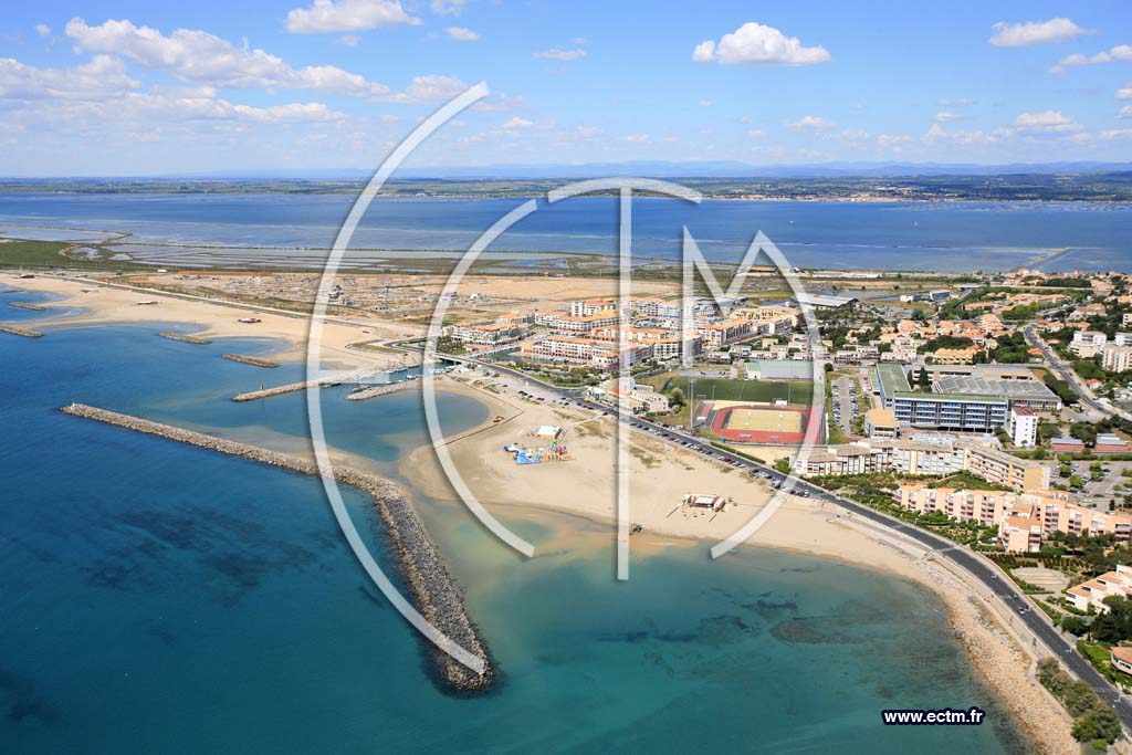 Photo arienne de Sete