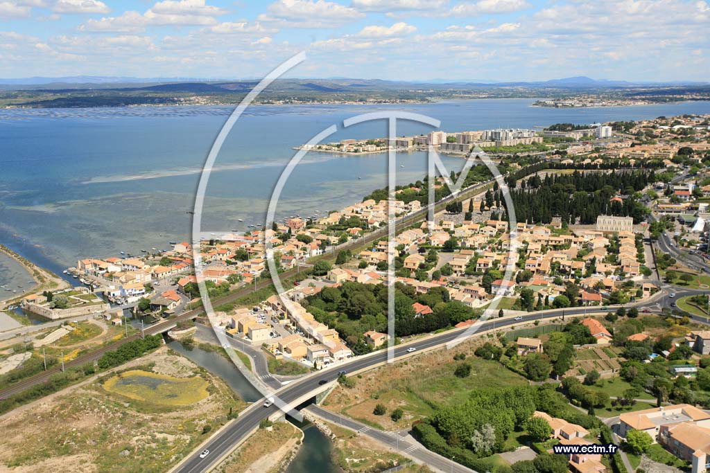 Photo arienne de Sete