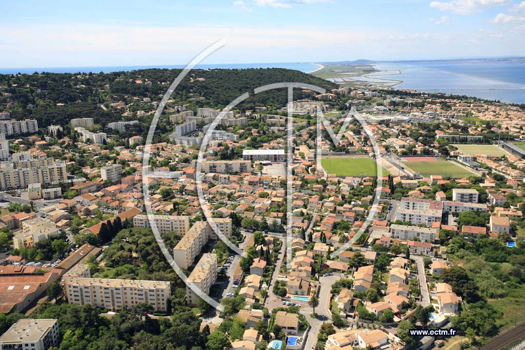 Photo arienne de Sete