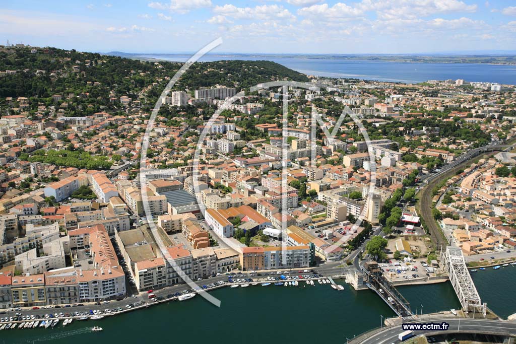 Photo arienne de Sete