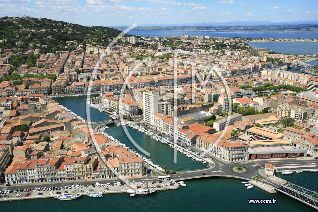 Photo arienne de Sete