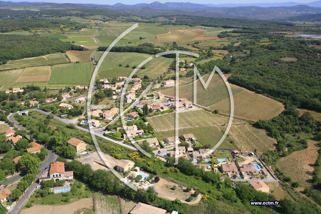 Photo arienne de Caux