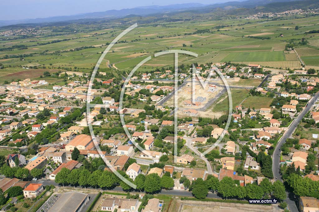 Photo arienne de Caux