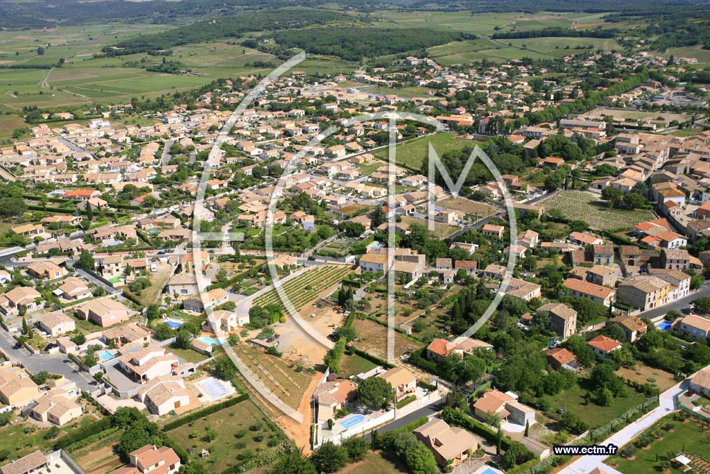 Photo arienne de Caux