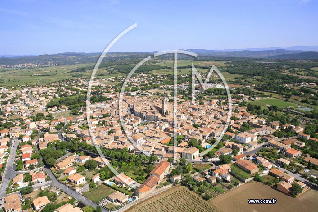 Photo arienne de Caux