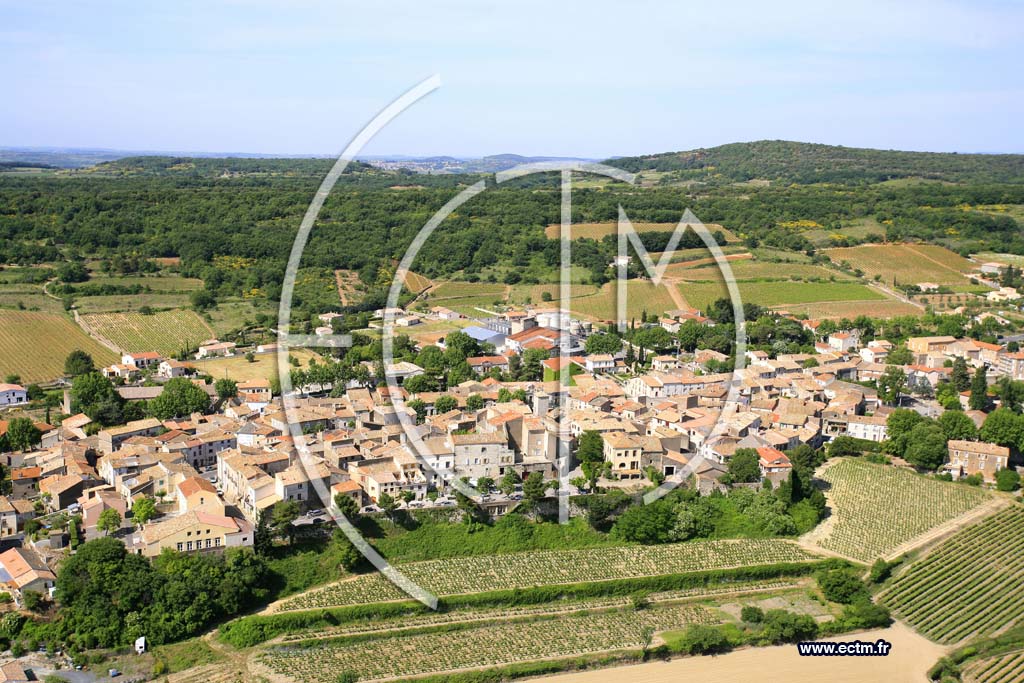 Photo arienne de Fontes