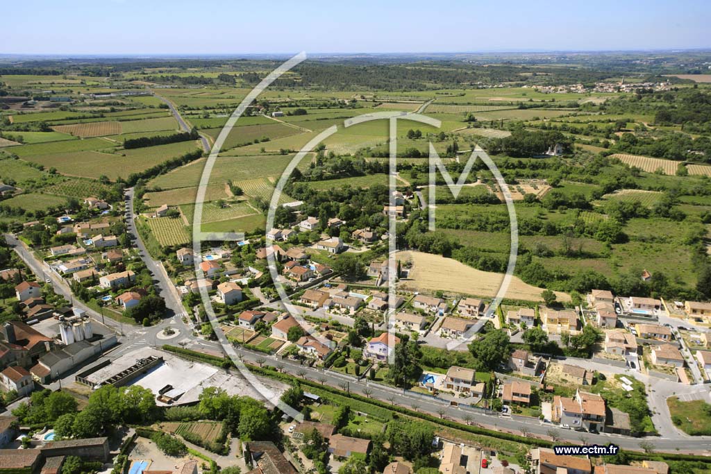 Photo arienne de Montagnac