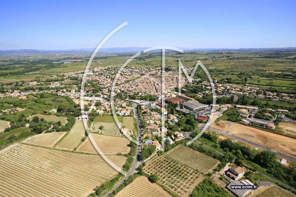 Photo arienne de Montagnac