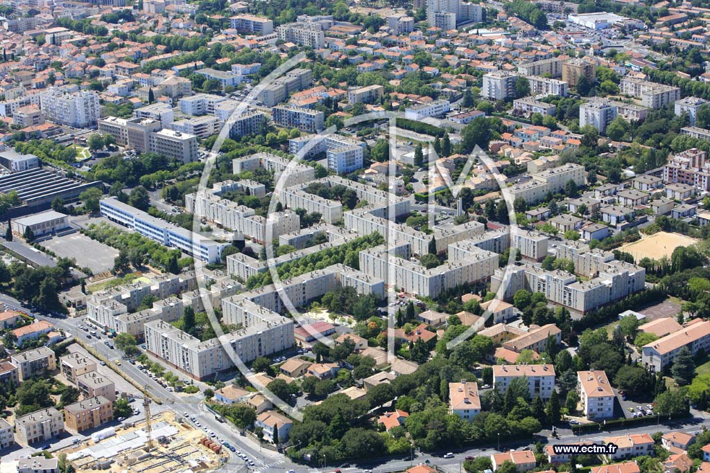 Photo arienne de Beziers
