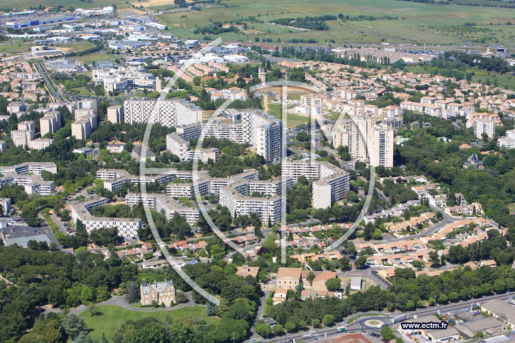 Photo arienne de Beziers