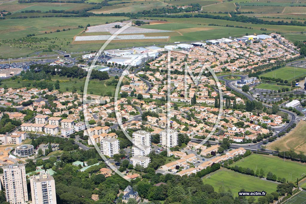 Photo arienne de Beziers