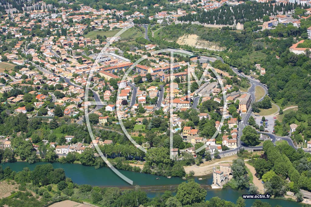 Photo arienne de Beziers
