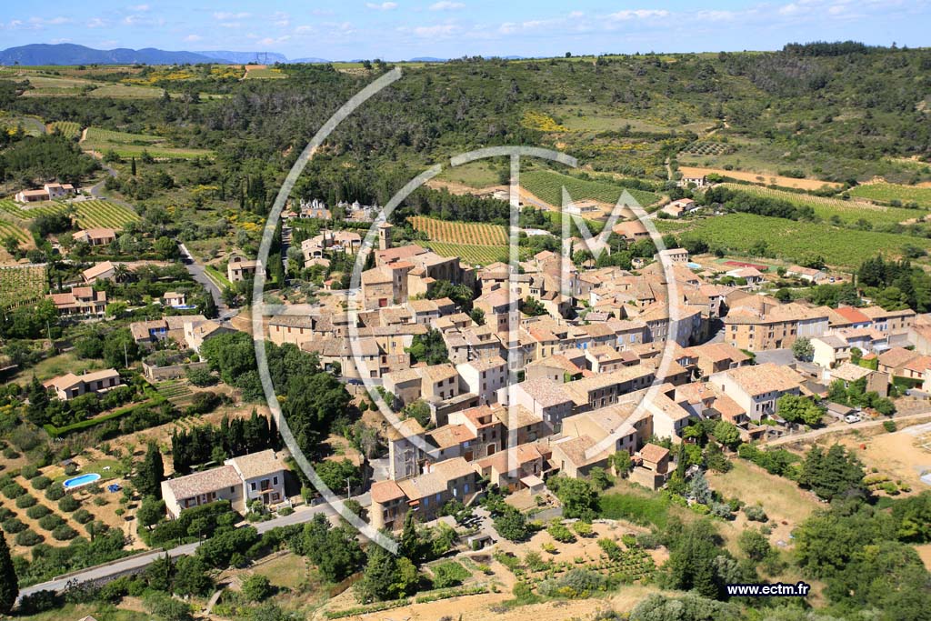 Photo arienne de montouliers