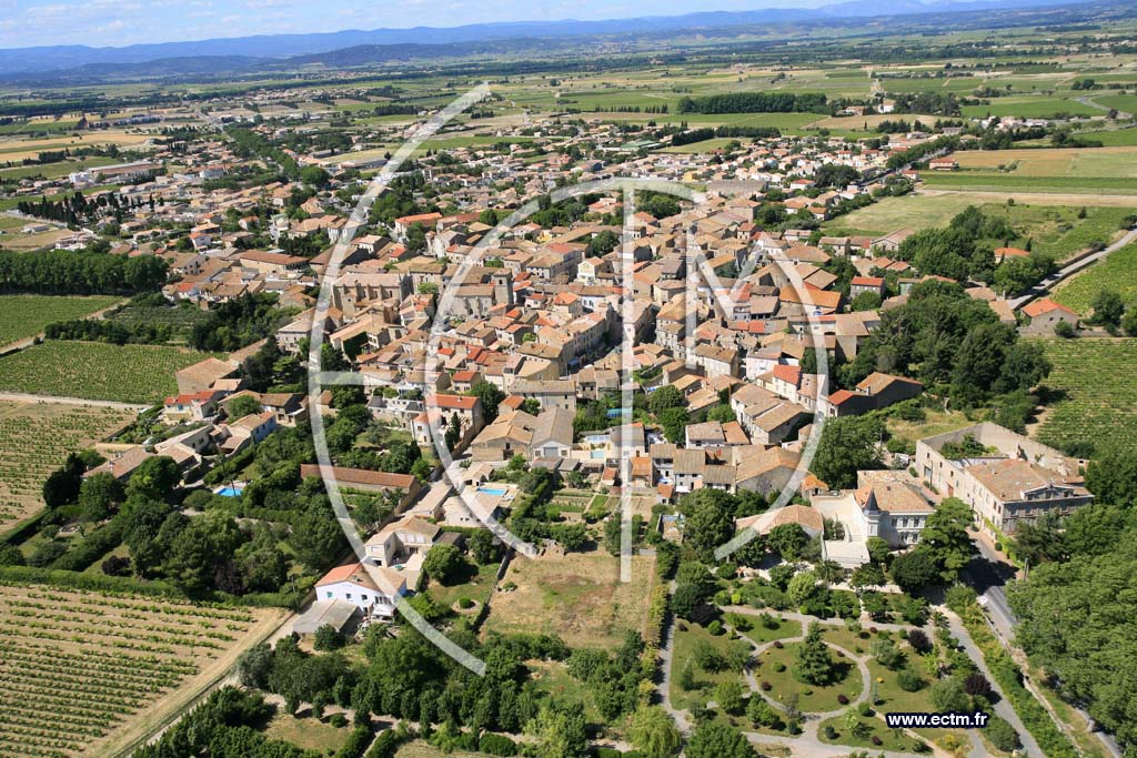 Photo arienne de Saint Marcel sur Aude