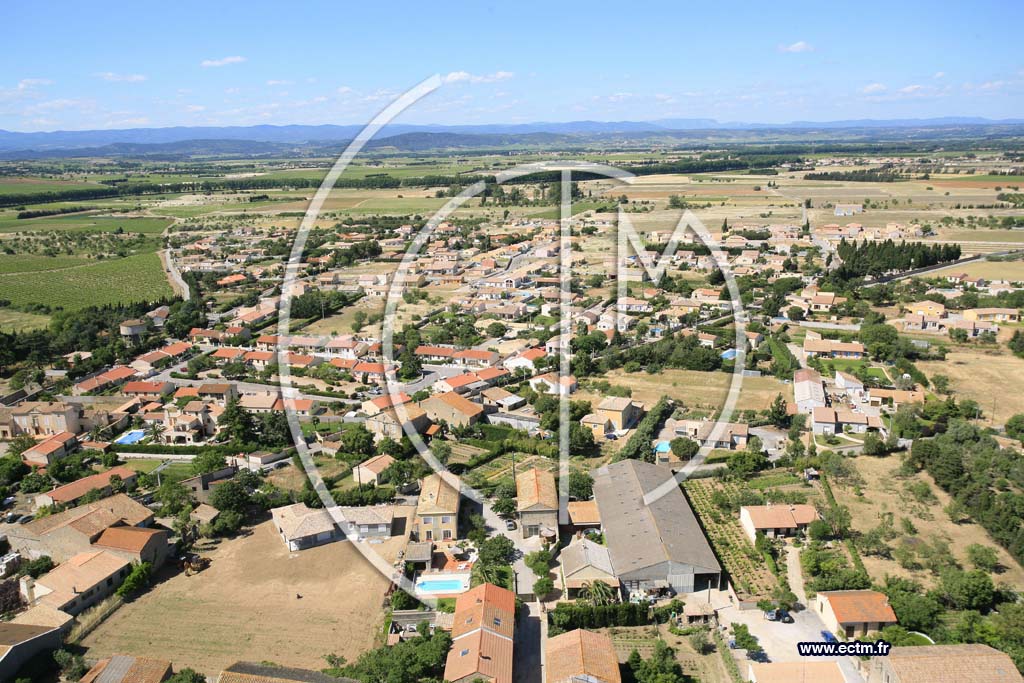 Photo arienne de Saint Nazaire d Aude