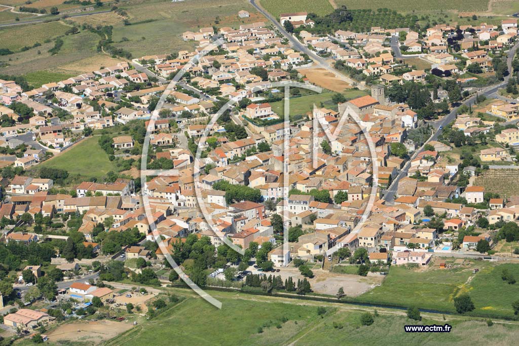 Photo arienne de Vendres