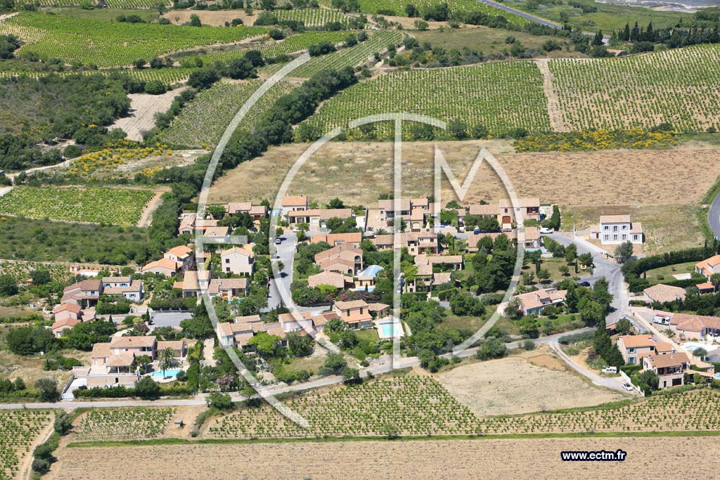 Photo arienne de Bages