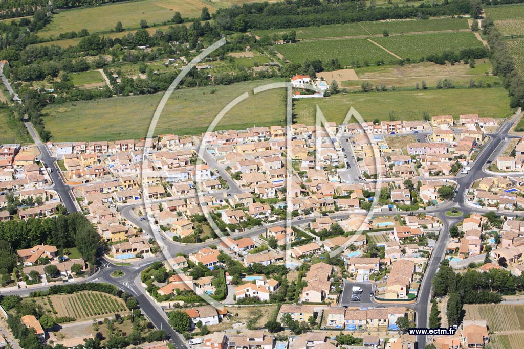 Photo arienne de Narbonne
