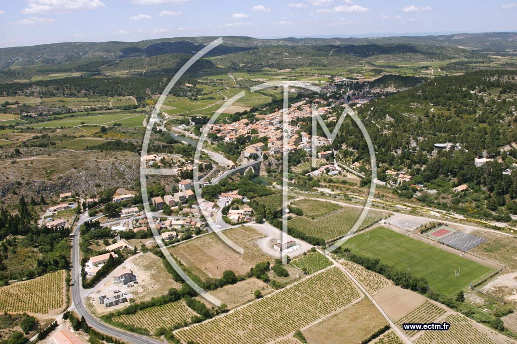Photo arienne de Portel des Corbieres