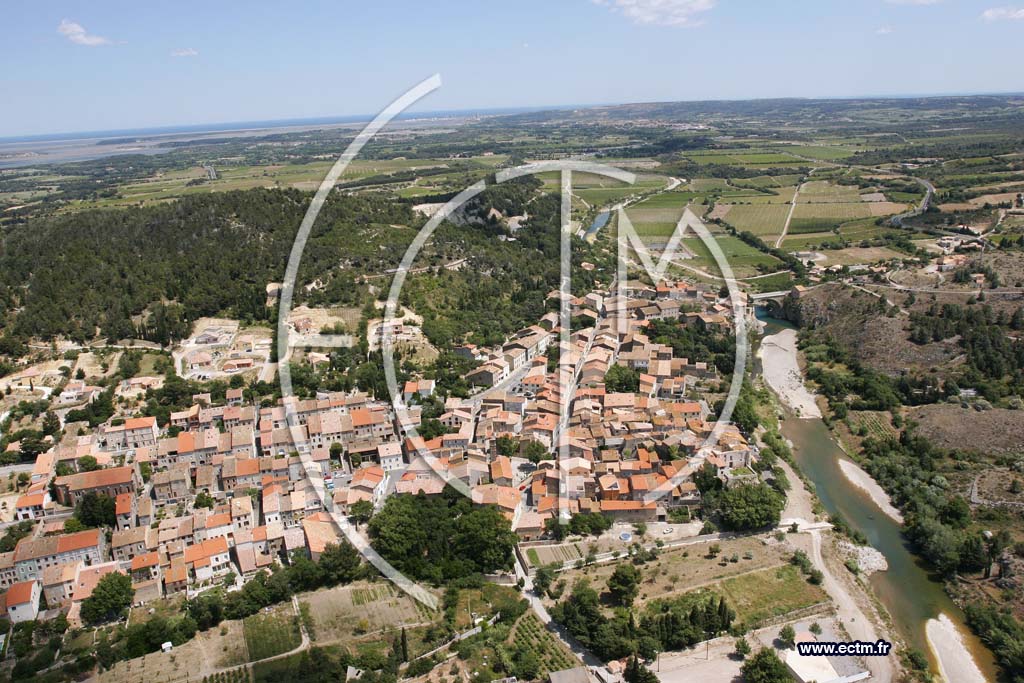 Photo arienne de Portel des Corbieres