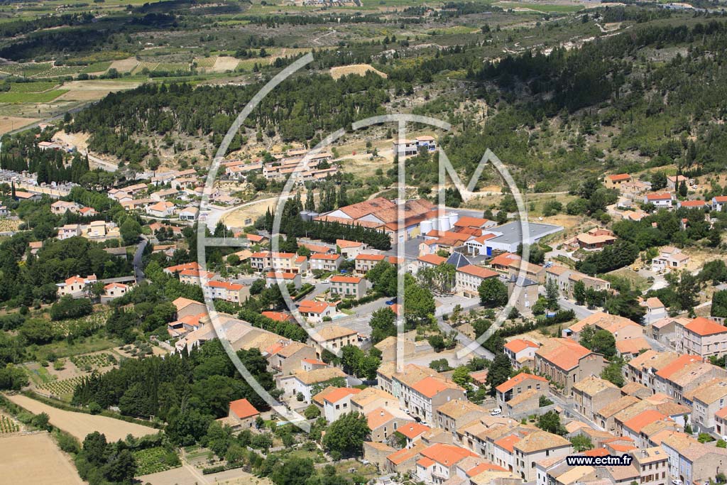 Photo arienne de Portel des Corbieres