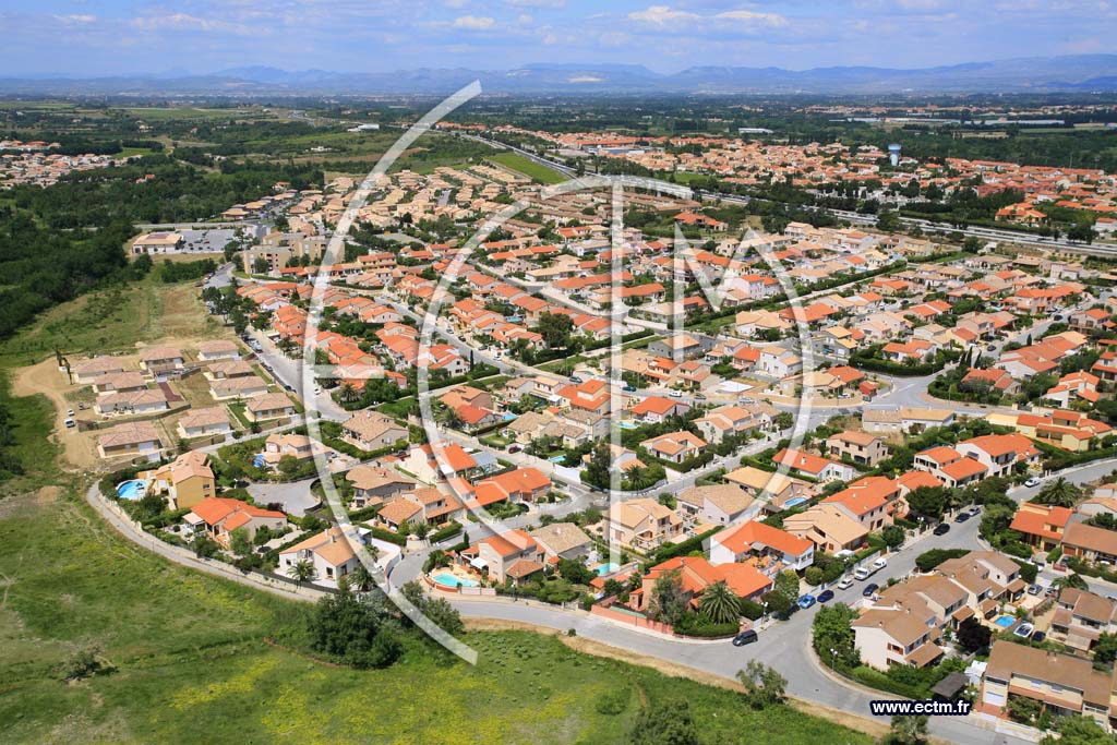Photo arienne de Canet en Roussillon