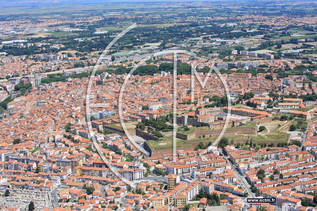 Photo arienne de Perpignan