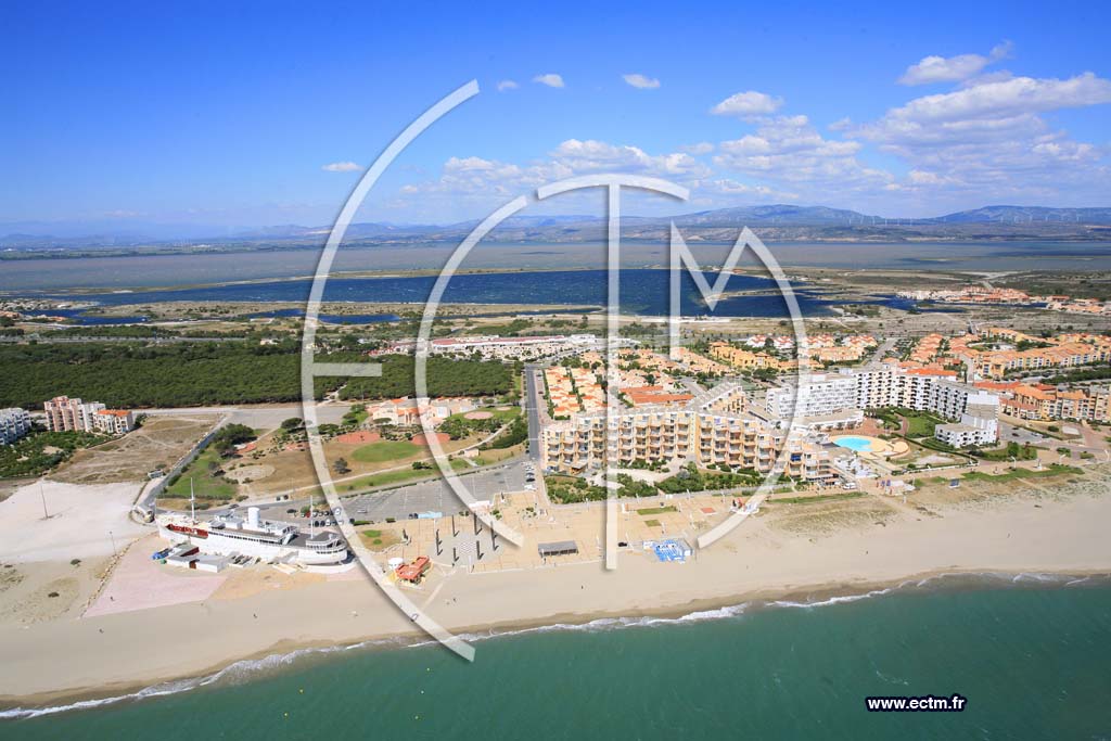Photo arienne de Port Barcares
