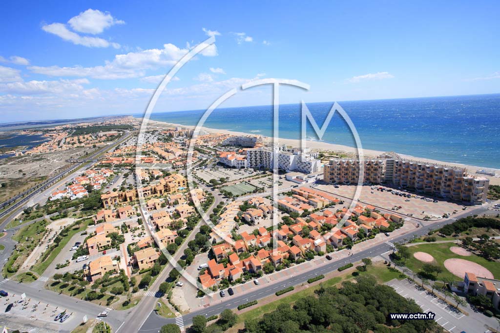 Photo arienne de Port Barcares