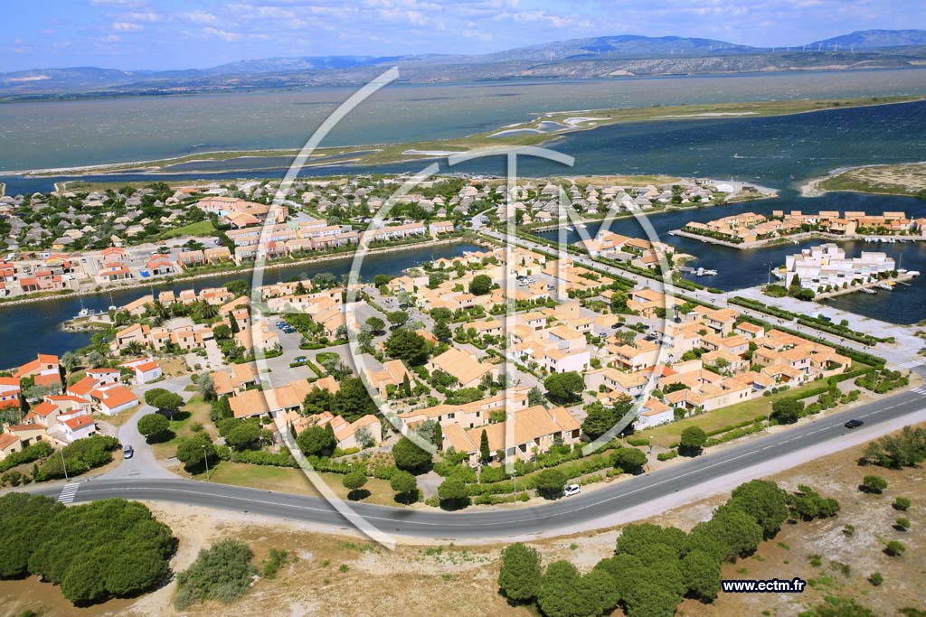 Photo arienne de Port Barcares