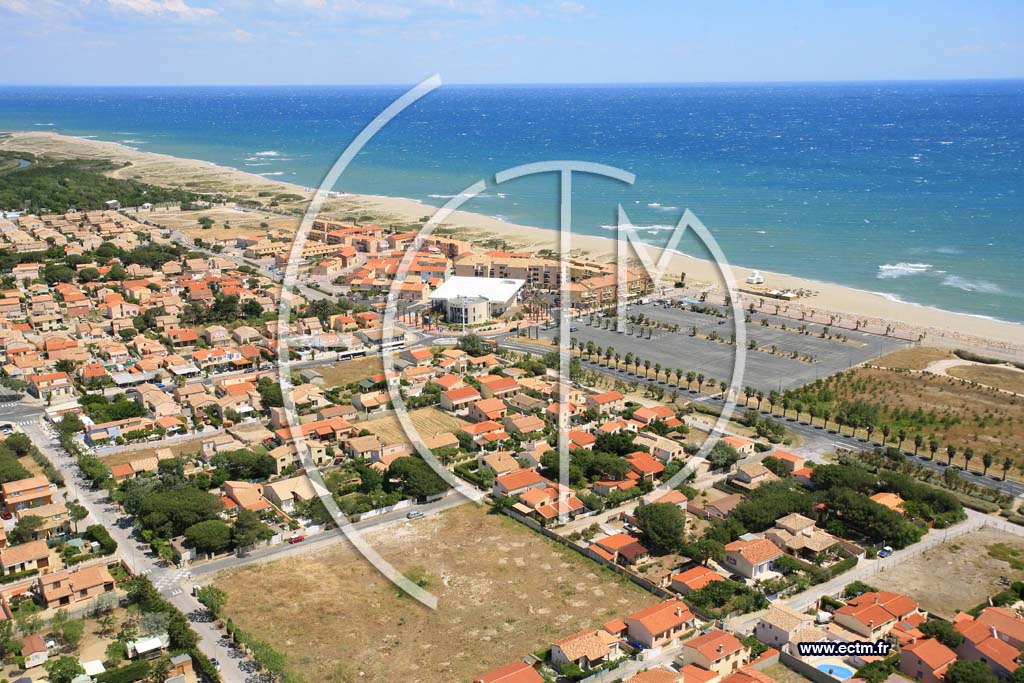 Photo arienne de Sainte Marie Plage
