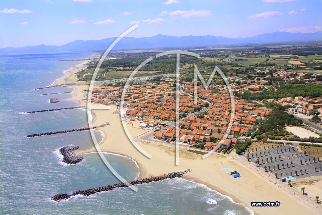 Photo arienne de Sainte Marie Plage