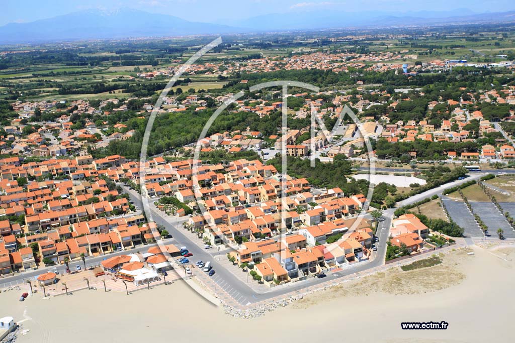 Photo arienne de Sainte Marie Plage