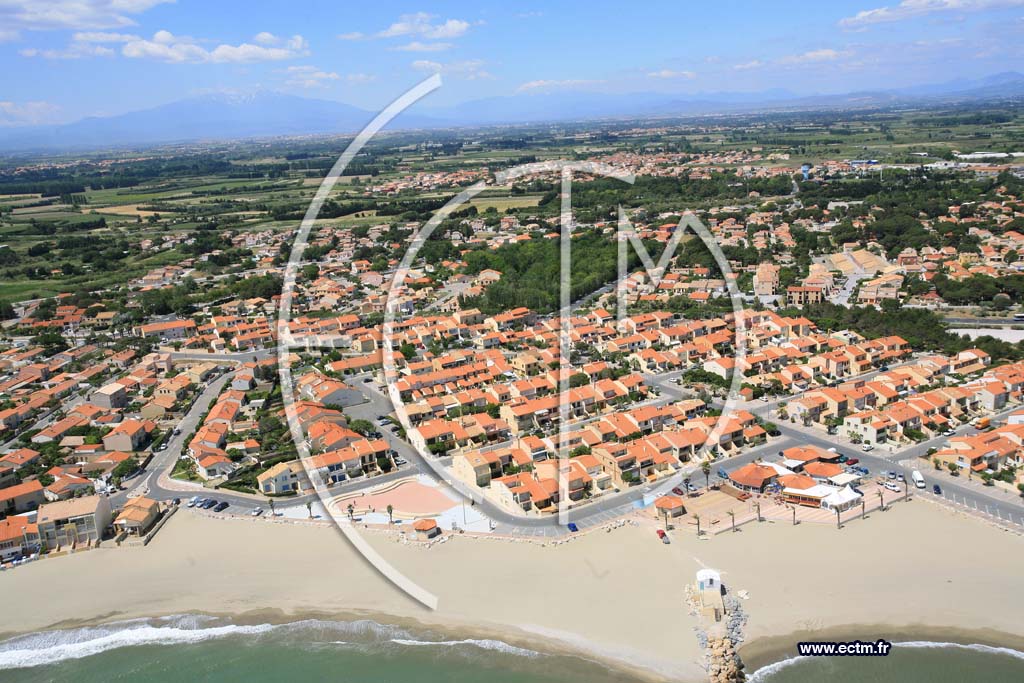 Photo arienne de Sainte Marie Plage