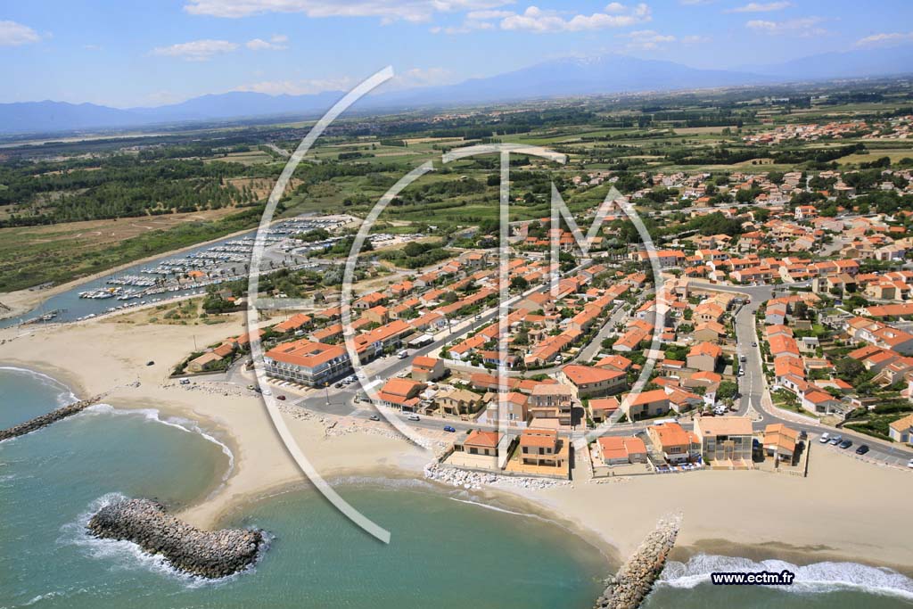 Photo arienne de Sainte Marie Plage