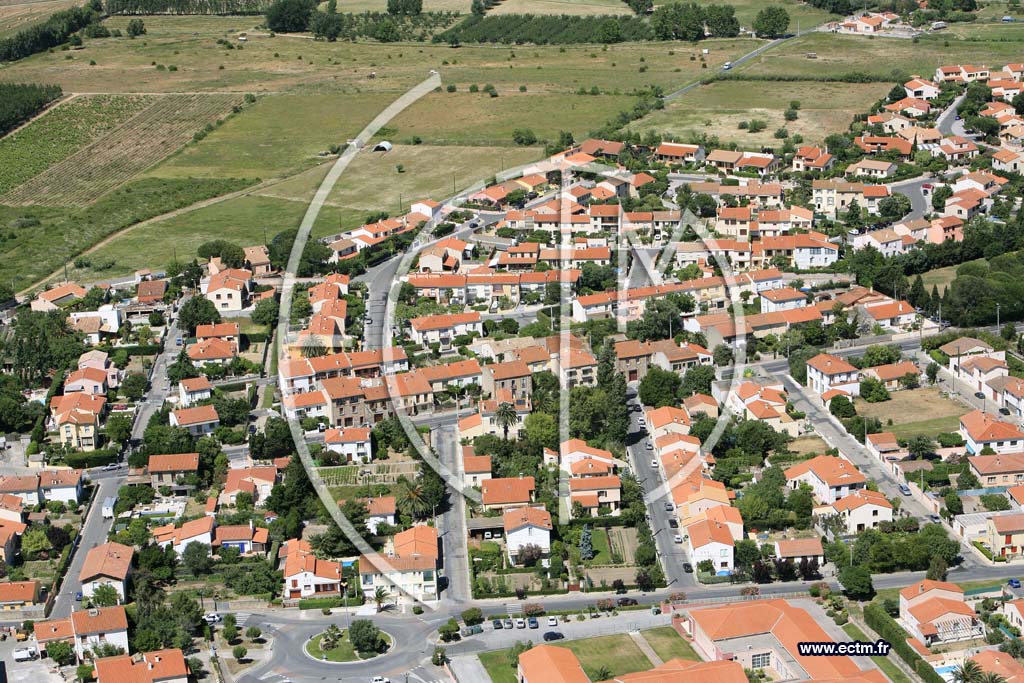 Photo arienne de Bages
