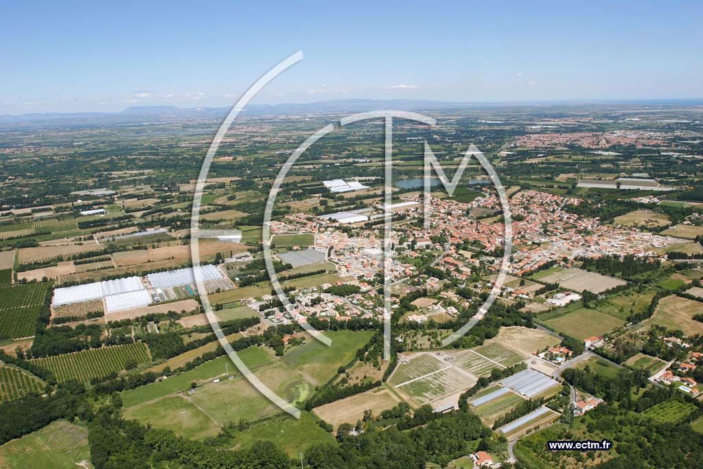 Photo arienne de palau del vidre