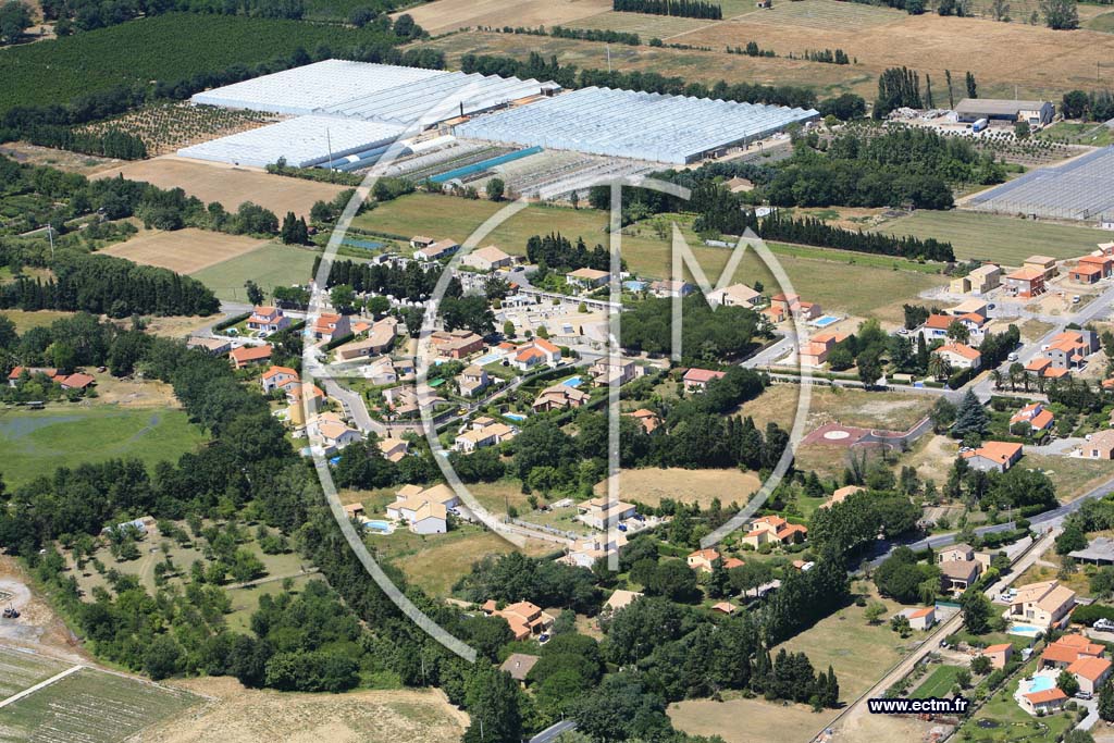 Photo arienne de palau del vidre