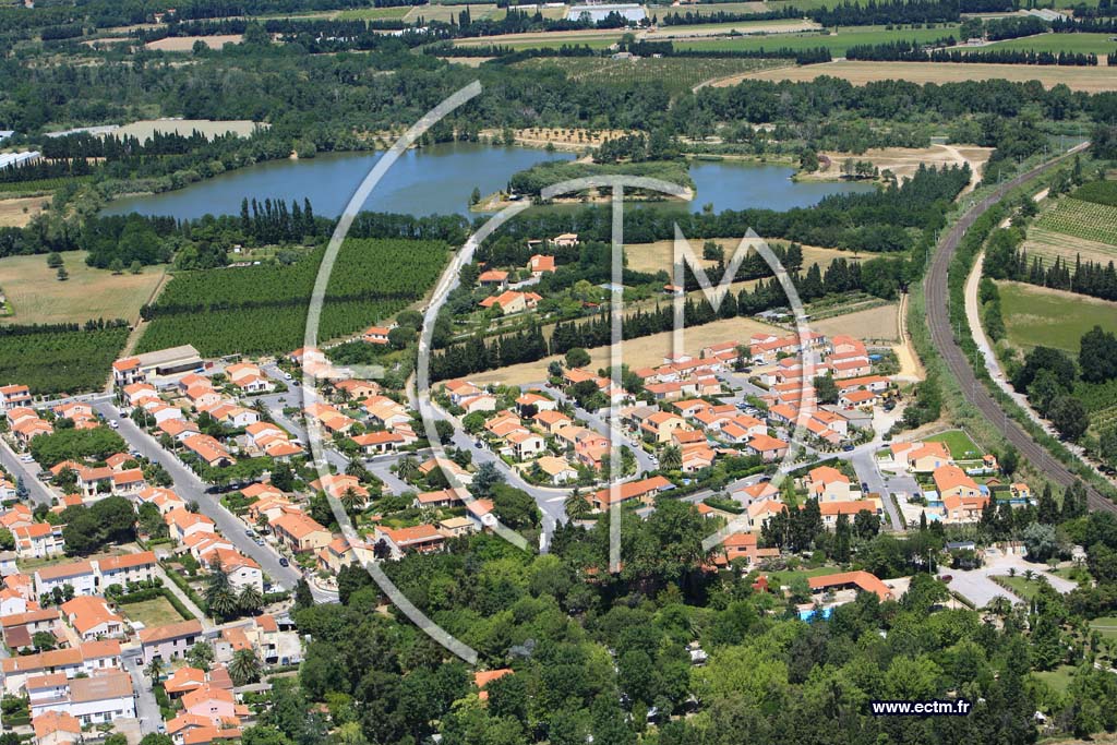 Photo arienne de palau del vidre
