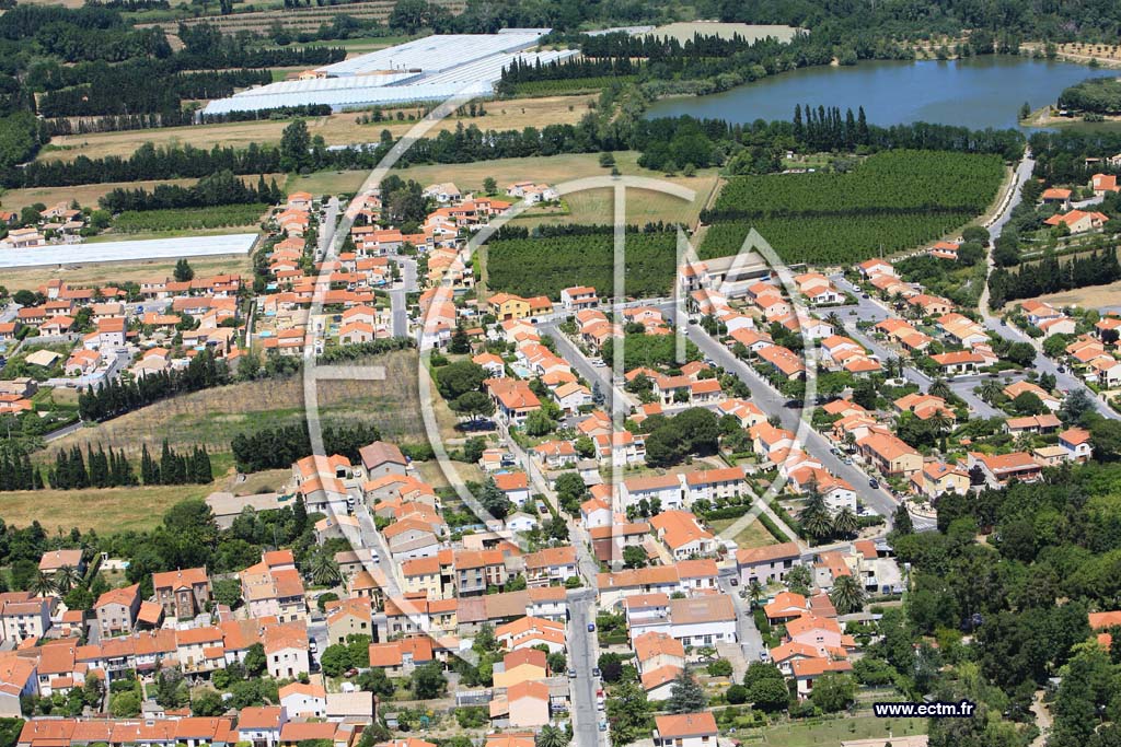 Photo arienne de palau del vidre