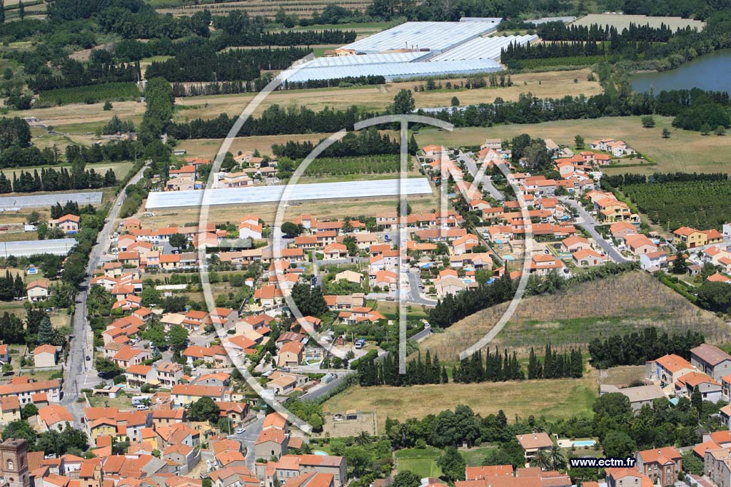 Photo arienne de palau del vidre