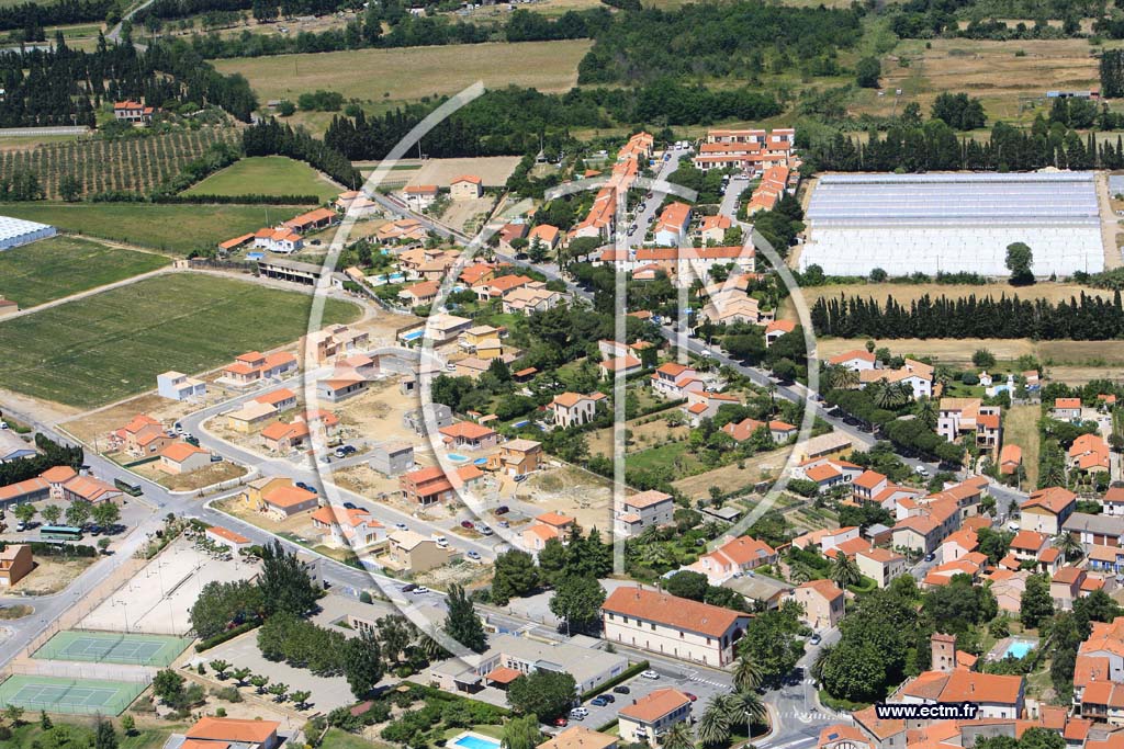 Photo arienne de palau del vidre