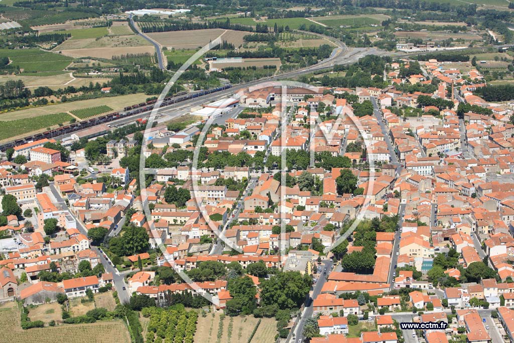 Photo arienne de Rivesaltes