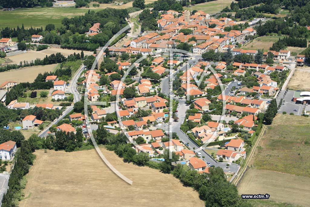 Photo arienne de Saint Feliu dAmont