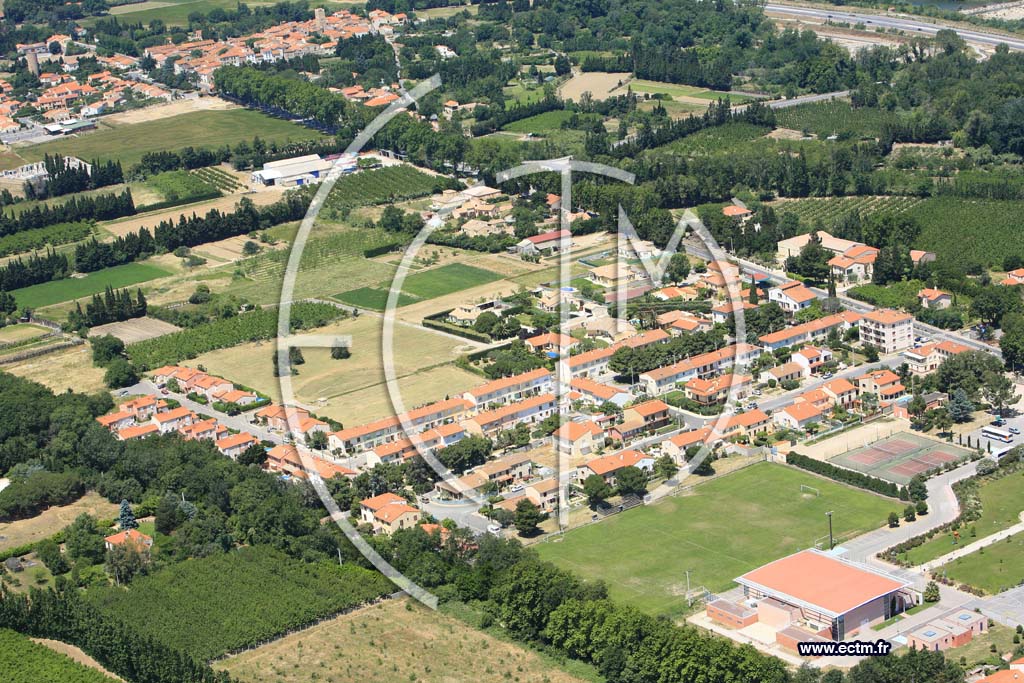 Photo arienne de Saint Feliu dAvall