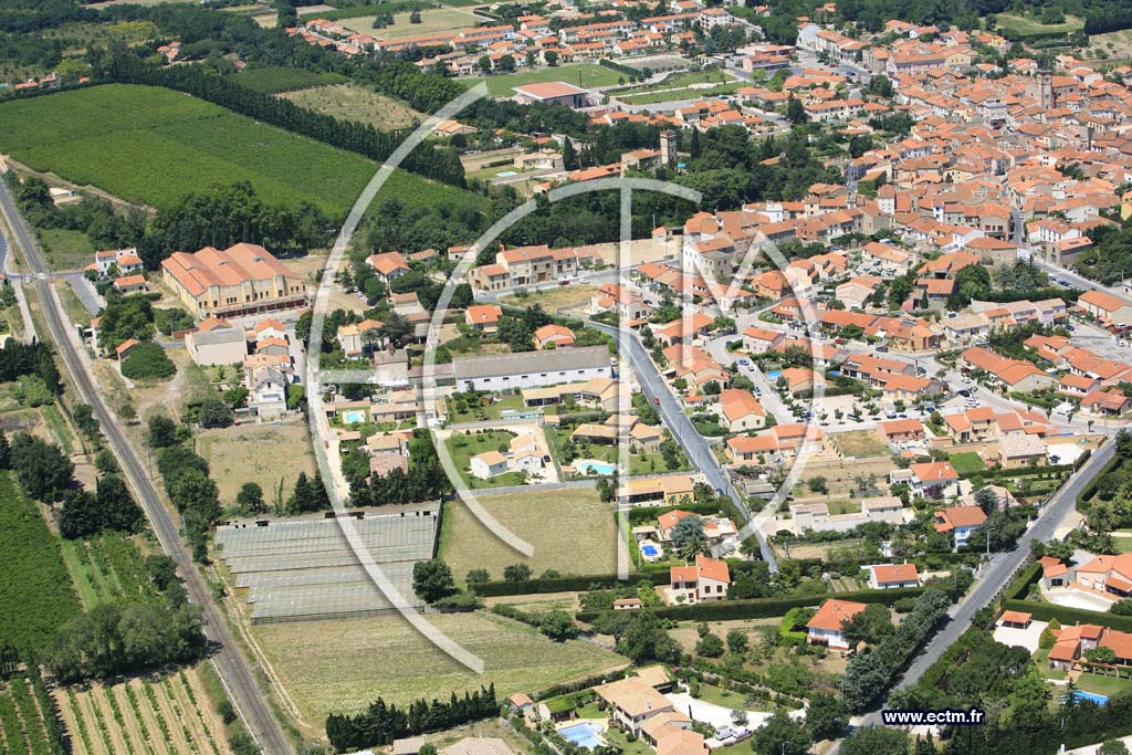 Photo arienne de Saint Feliu dAvall