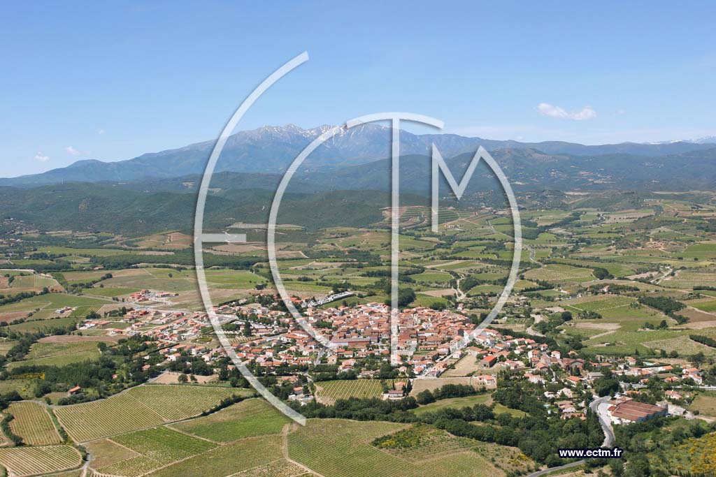 Photo arienne de Fourques