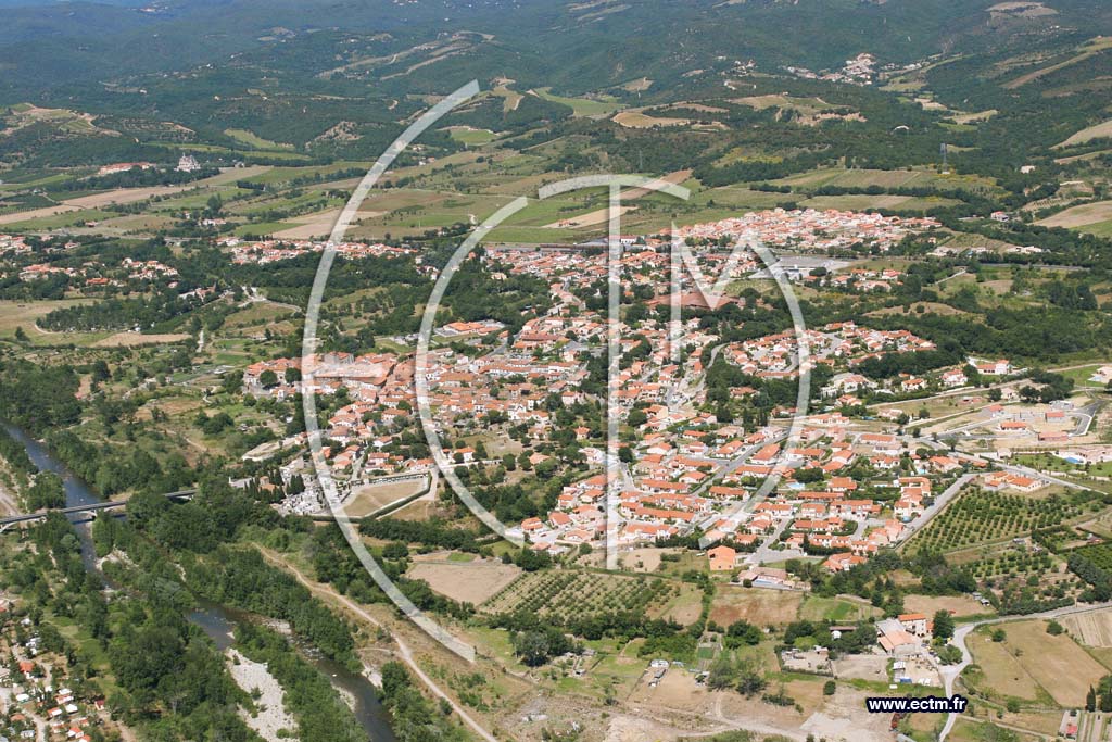 Photo arienne de Saint Jean Pla de Corts