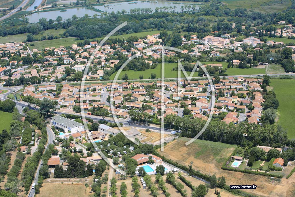 Photo arienne de Pont de crau