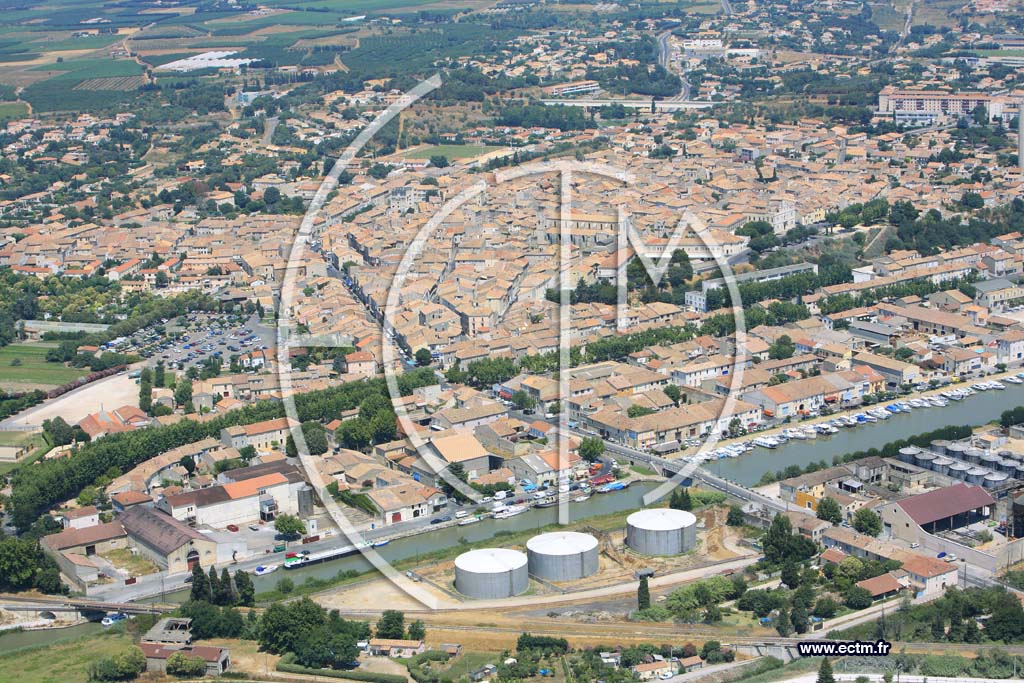 Photo arienne de Saint Gilles